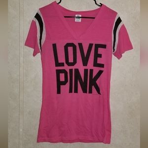 Large Victoria's Secret PINK Pink T-shirt